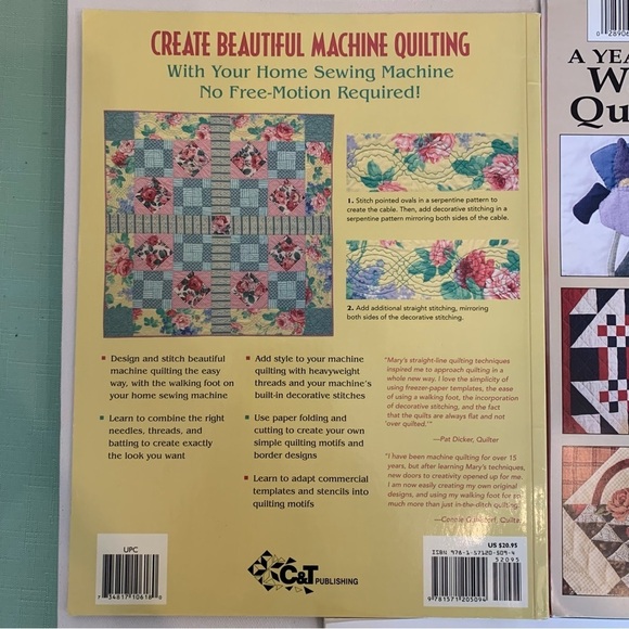 Lot of 3 Quilting Magazines Machine Quilting Wall Quilts Freehand Quilt Vintage - Picture 6 of 13